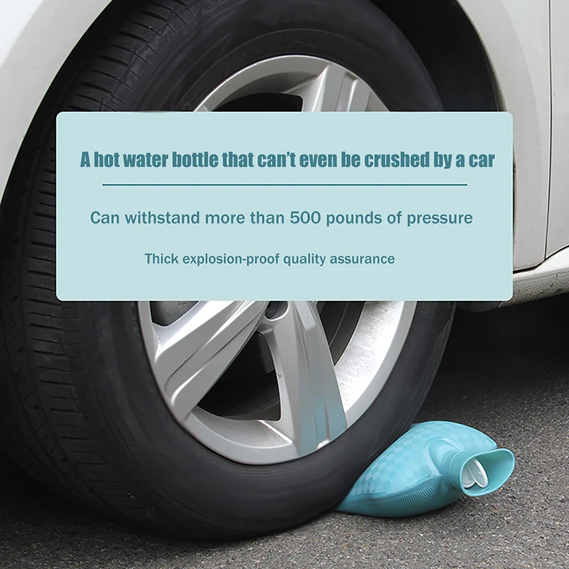 1000 مللي جهاز تدفئة محمول زجاجة ماء ساخن حقن تسخين المياه قابلة لإعادة الاستخدام بولي كلوريد الفينيل غلاية دافئة سرير دافئ كيس الماء الساخن فتاة الشتاء