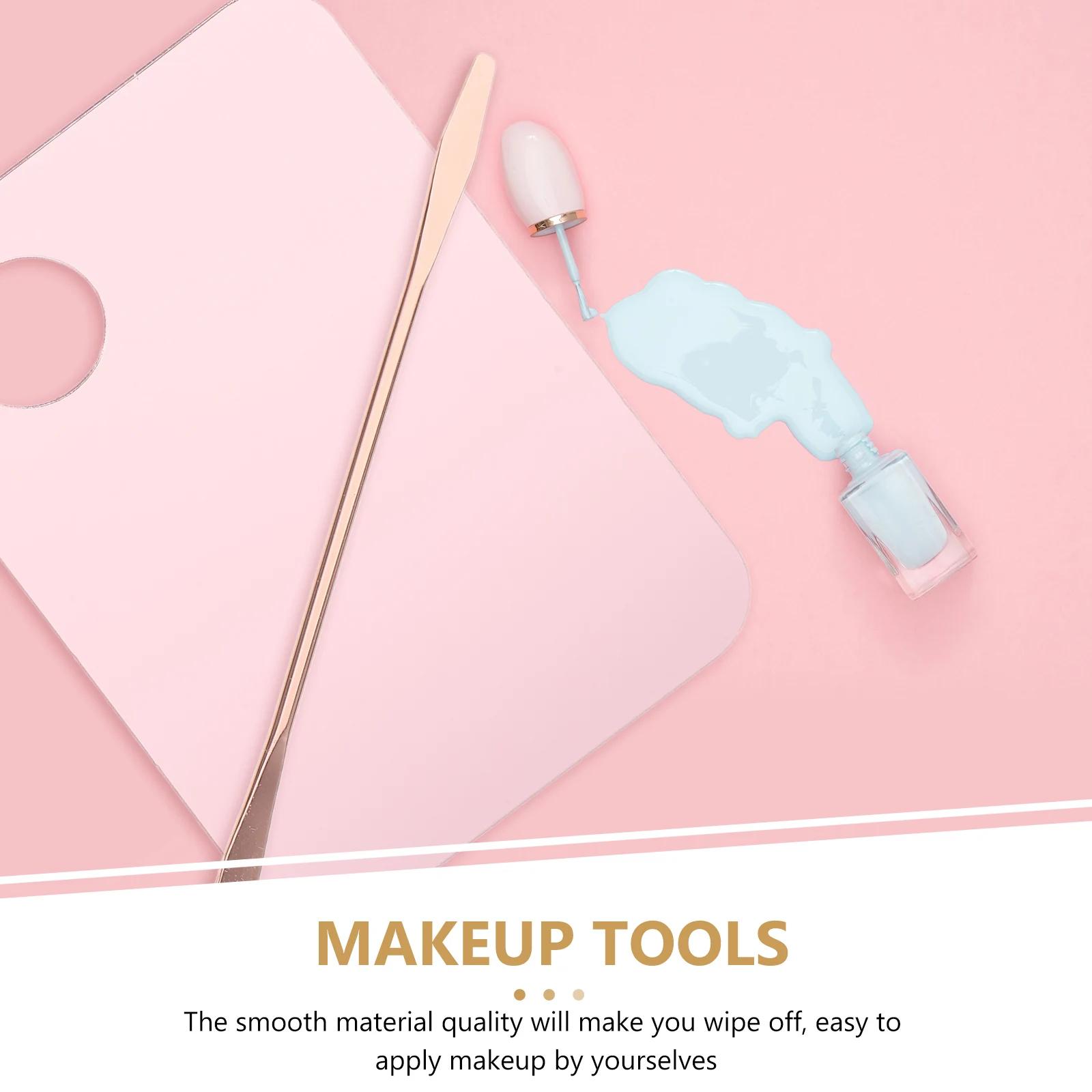 

Makeup Palette Tools 1 Pc Acrylic Color Mixing Plate Spatula Foundation Tray Pigment Board Beauty Tool For DIY Design