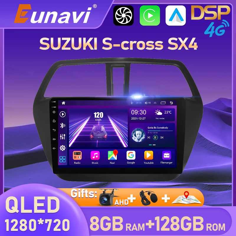 

Eunavi Android Авто GPS навигация для SUZUKI S-cross SX4 2014 - 2017 головное устройство 4G автомобильное радио мультимедийный плеер 2 din 2din