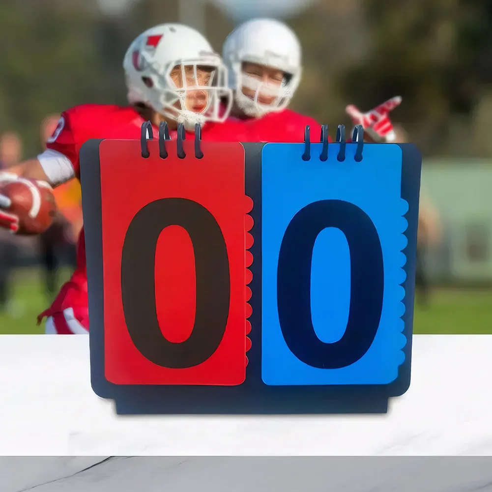 Manual Score Flip Cards Score Counter for Basketball Football Volleyball Tennis Sports