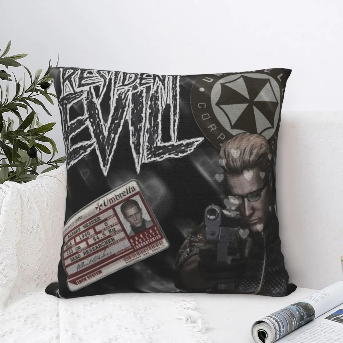 Decorative Pillowcases Albert Wesker Product Sofa Throw Pillow Case Cover Square Style Multiple Sizes Dropshipping