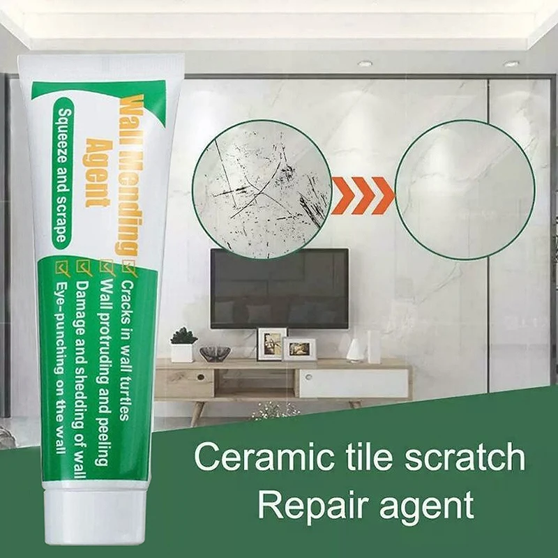 100G Wall Mending Agent Wall Repair Cream With Scraper Paint Green Valid Mouldproof Wall Crack Nail Quick-Drying Patch Restore