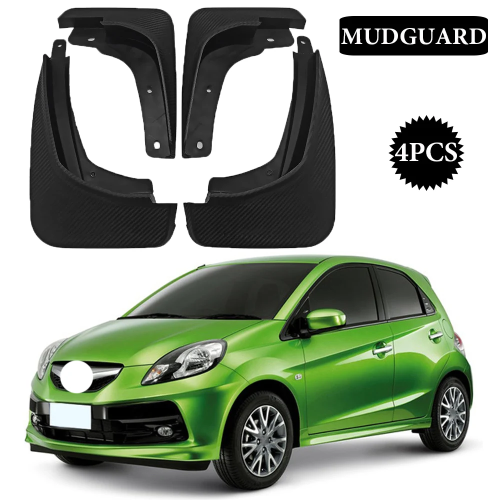 

Car-styling For Honda Brio Satya 2018 2019 2020 2021 Car Mudguard Front Rear Fender Car Accessories 4PCS