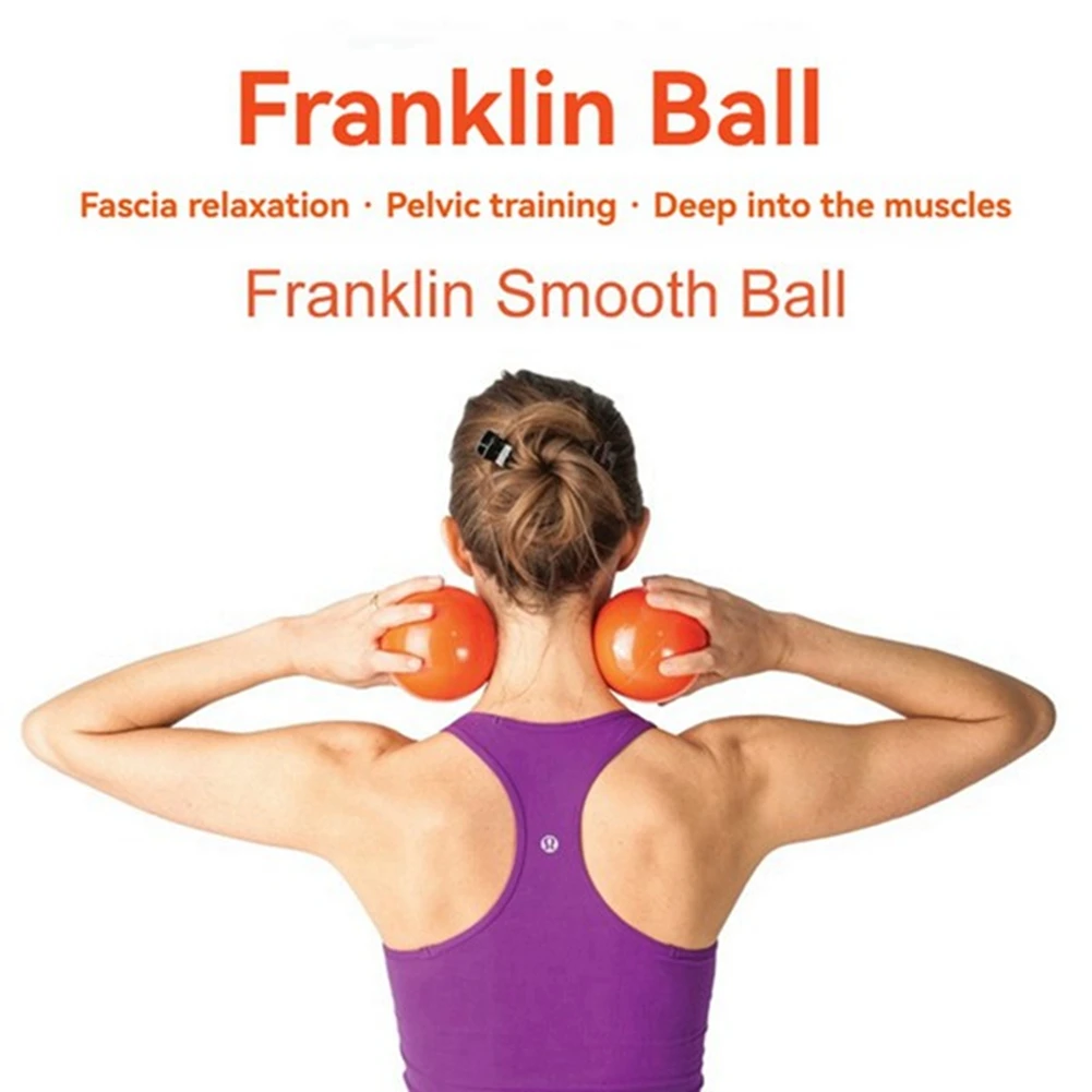 MALL  Ball Rehabilitation Pelvic Floor Muscle Yoga Pilates Plantar Fascia Ball Therapy Orange