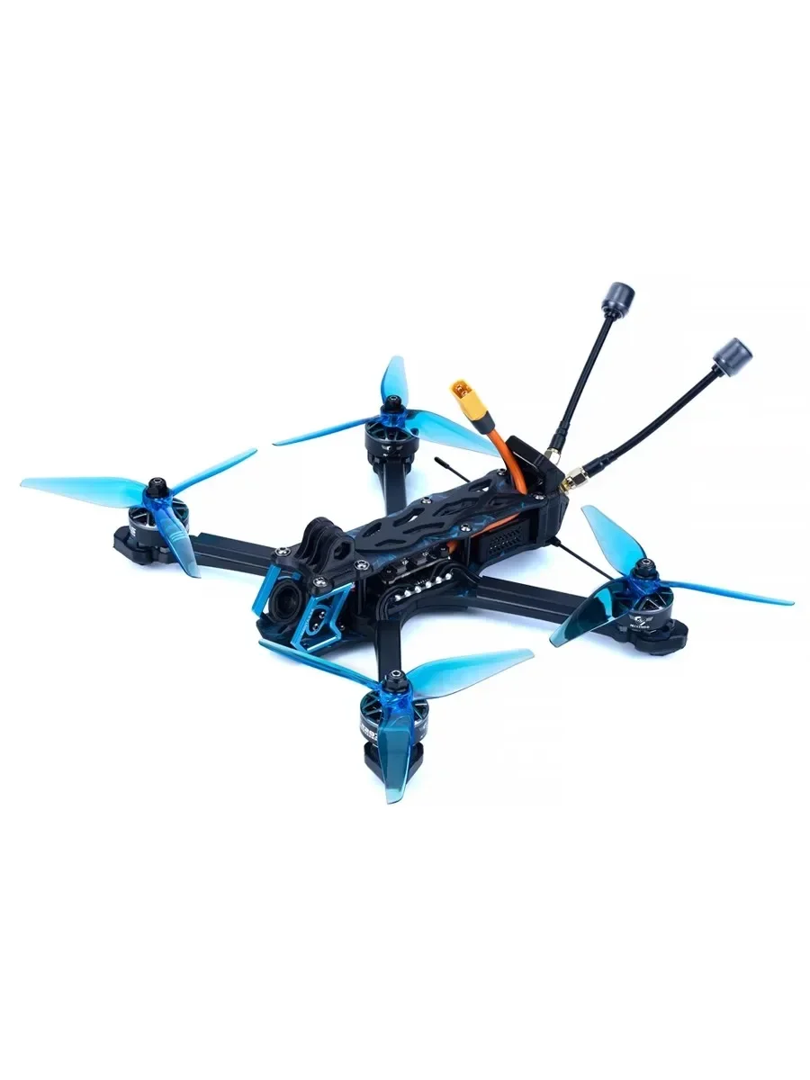 Axisflying Manta 5 SE FPV Drone Kit Squashed-X Frame AE227-1960KV Motor Cinematic Freestyle Drone مع GPS -6S