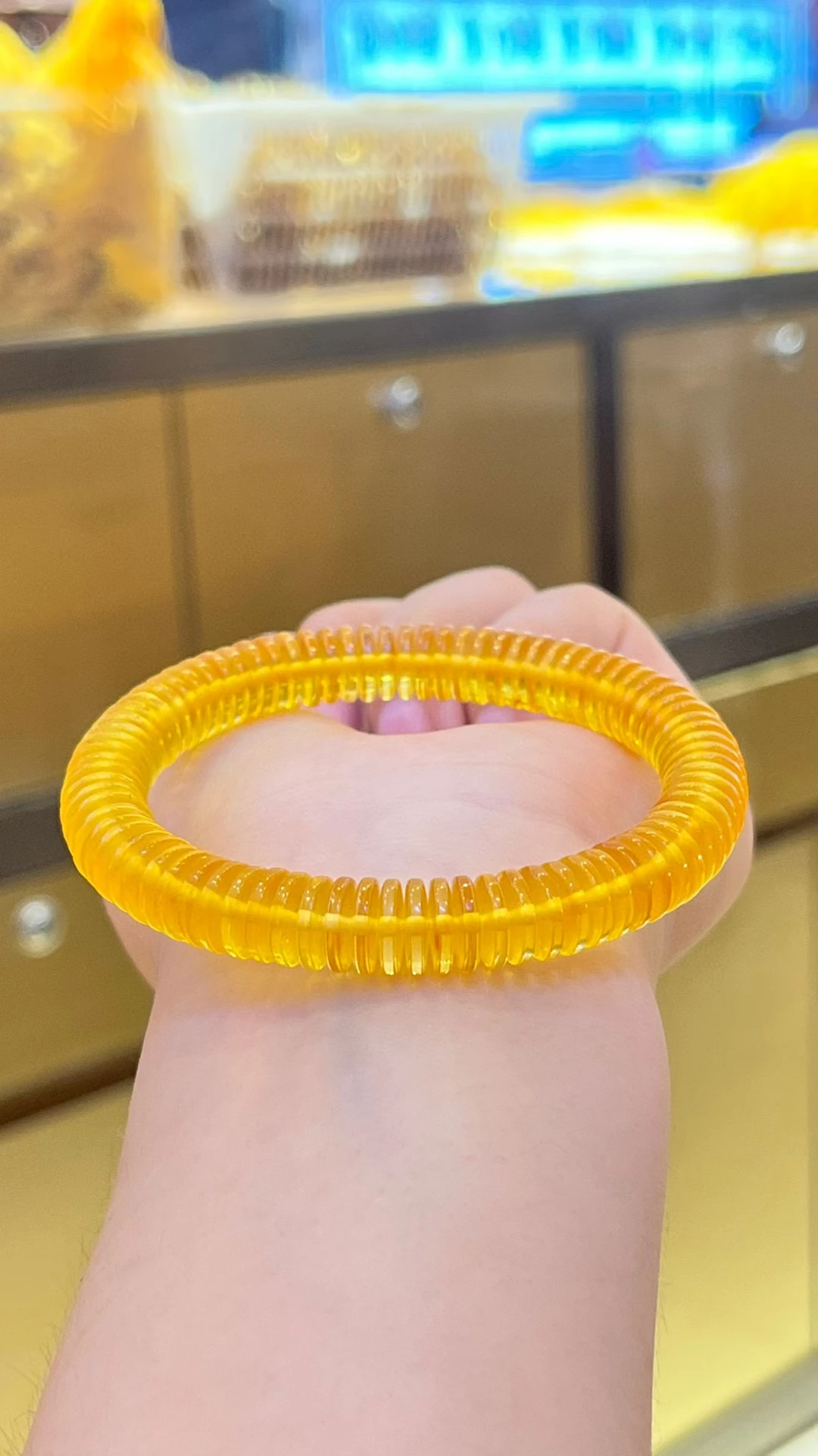 

Certificated Natural Yellow Amber Abacus Bead String Bracelets For Women Men Unisex Baltic Rare Gems Stone Strand Hand Jewelry