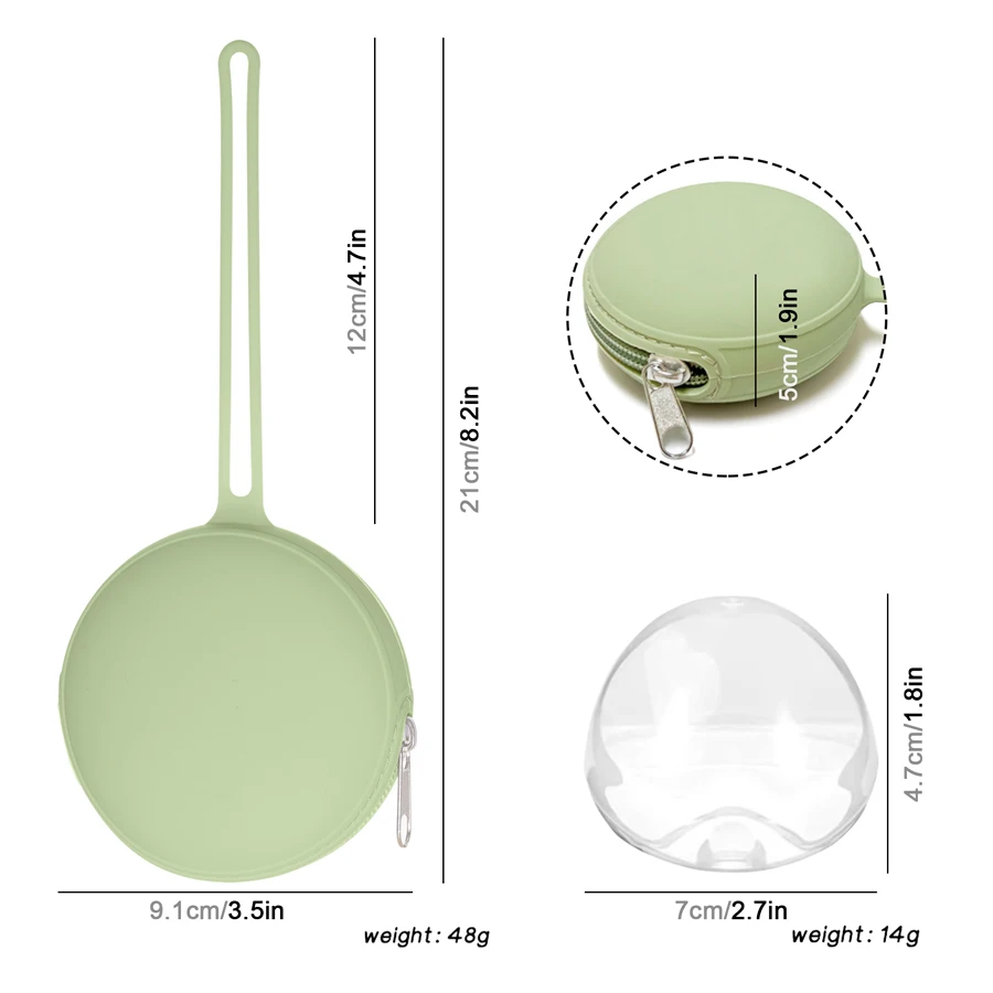 Dropshipping Infantil Baby Nipple Case For Newborns Pacifier Holder Fashionable Silicone Solid Waterproof Children Accessories