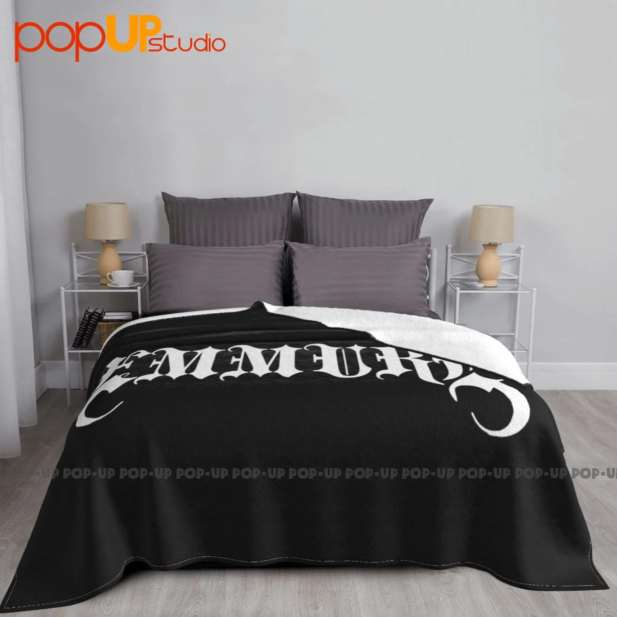 Emmure American Metalcore Band Logo Blanket High Plus Velvet Machine Washable