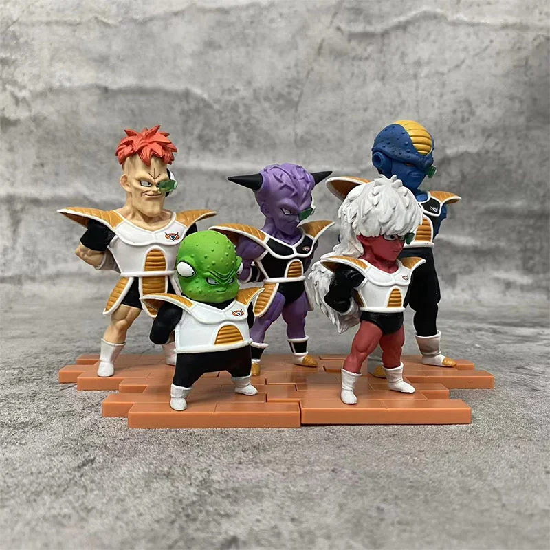 Anime dragon ball z figura ginyu força figuras ginyu recoom jeice burter guldo gk estatueta de ação modelos pvc estátua brinquedo do miúdo presente