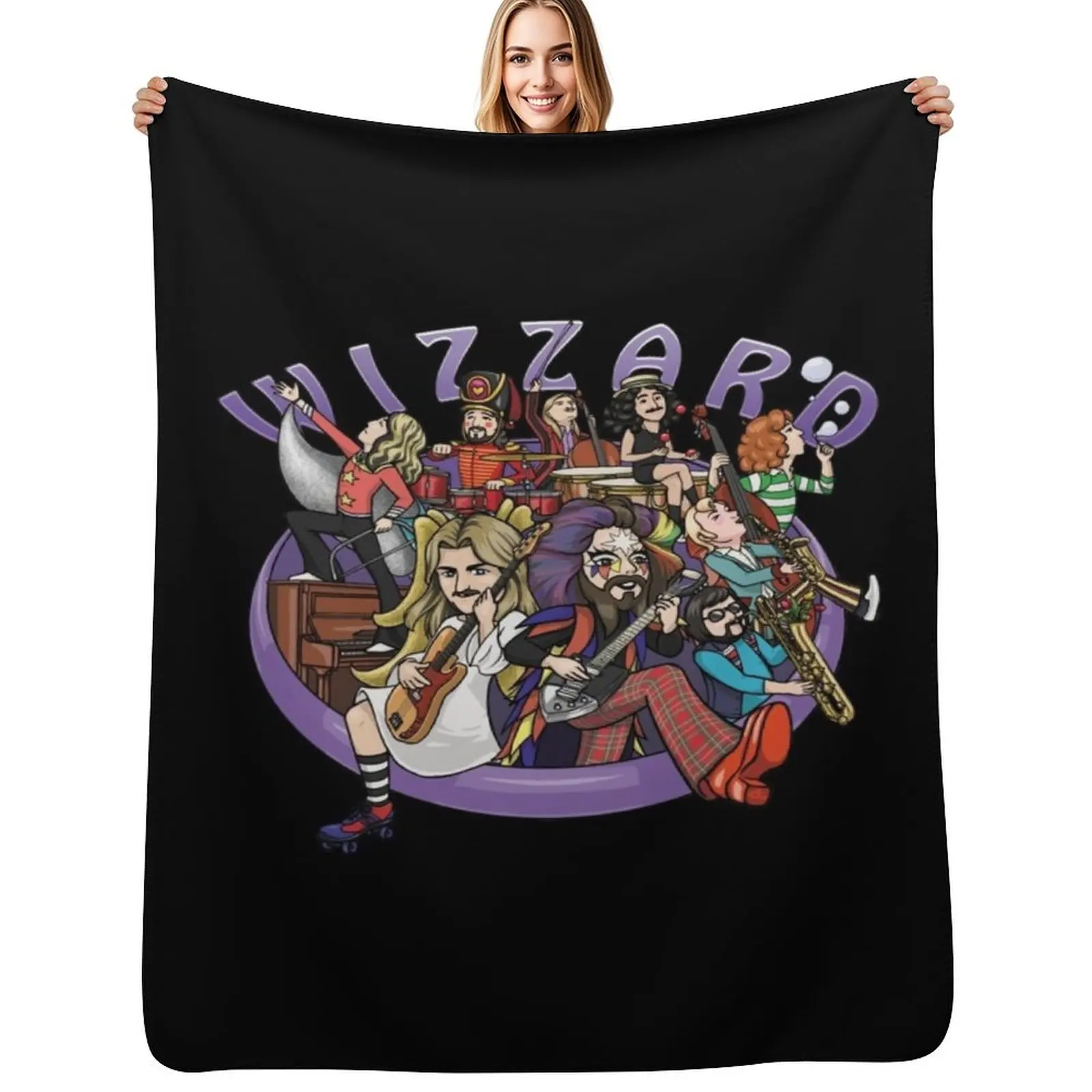 Couverture classique The Spirit of Wizzard, marque de luxe, douce, grande, épaisse, pour canapés