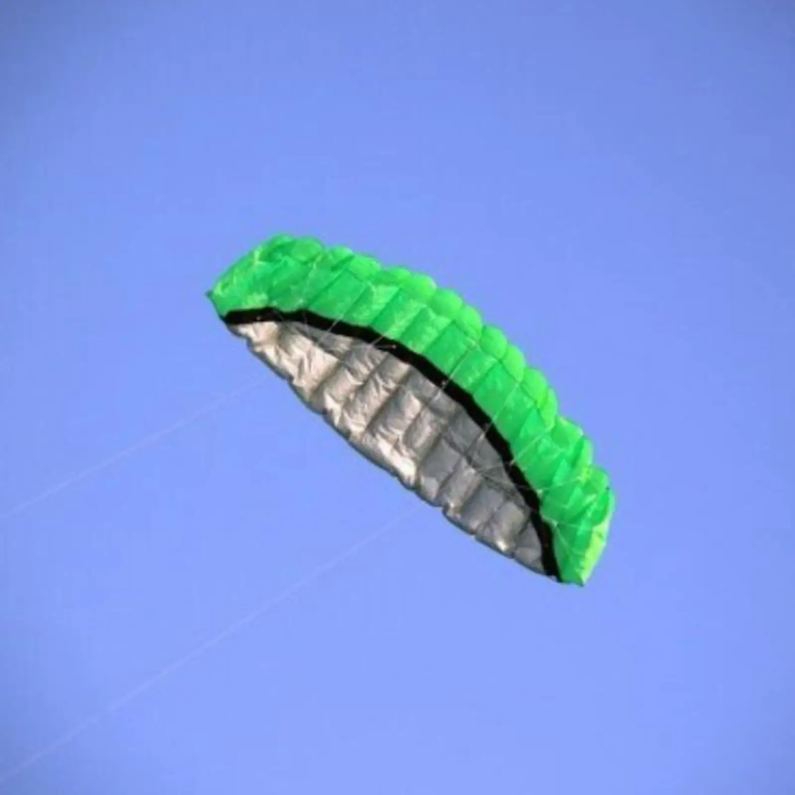 Picture 4: Stunt Power Kite Inflatable Parafoil Parachute Outdoor Flying Wing Green