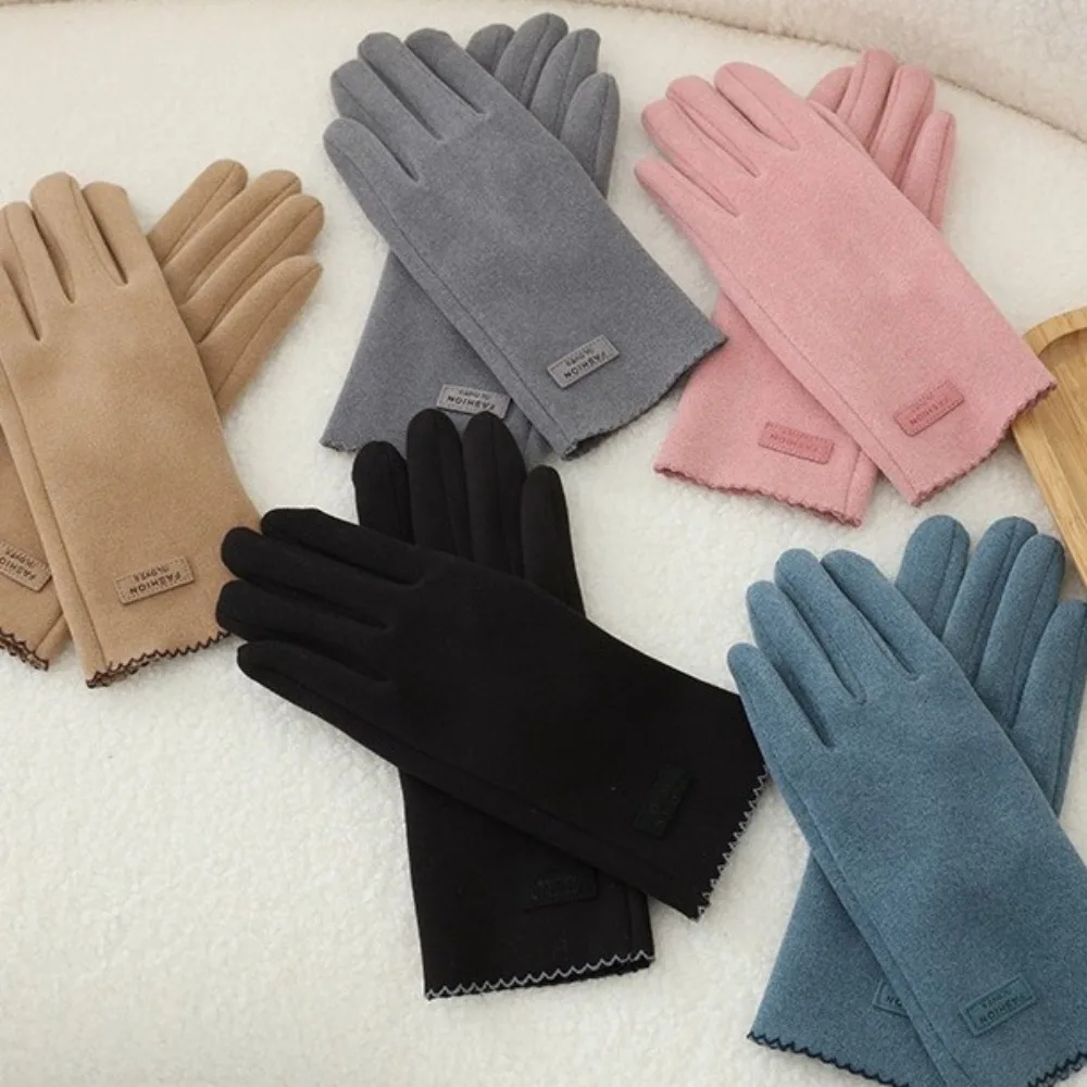 

Новые зимние перчатки с сенсорным экраном, теплые варежки для вождения с полным пальцем, ветрозащитные морозостойкие перчатки унисекс