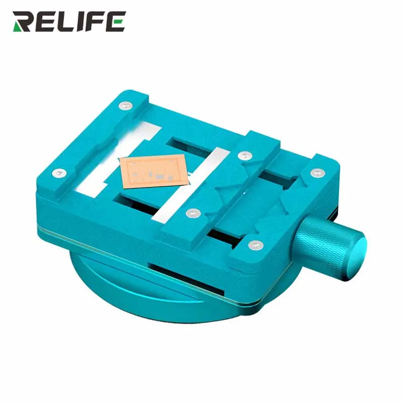 RELIFE RL-601I Mini Rotary Fixture Motherboard Chip Holder for Phone PCB IC Tin Planting Table Strong Base BGA Jig Platform