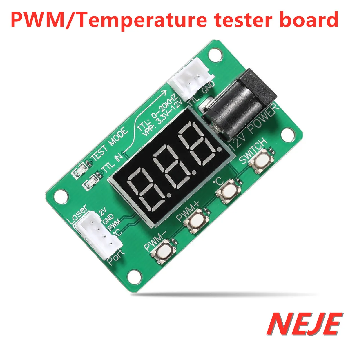 NEJE PWM/Test temperature laser switch board for laser module manual pwm control with cable