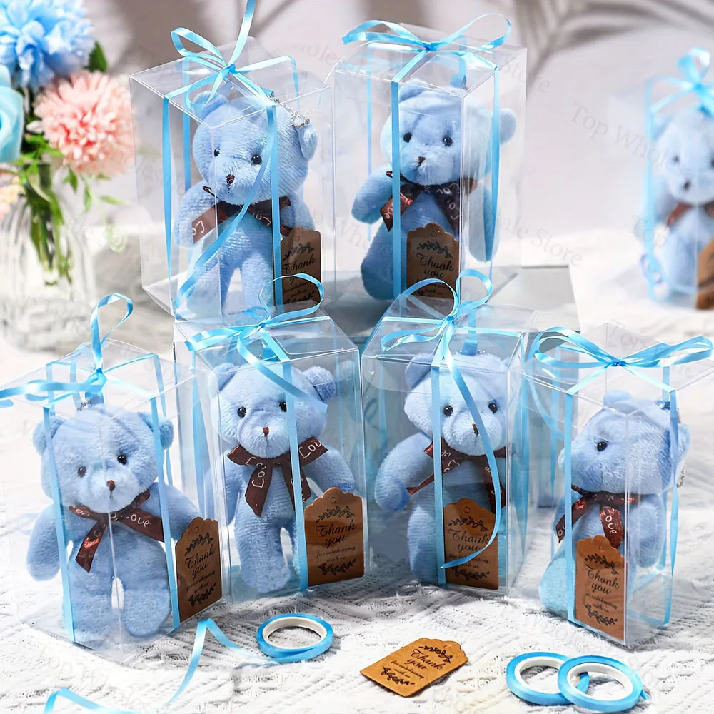 10-100Pcs Mini Niedźwiedź Prezenty na Baby Shower Wypchany Pluszowy Niedźwiedź Luzem Mały Niedźwiedź Ślub Boże Narodzenie Xmas Decor Party Favor dla gościa