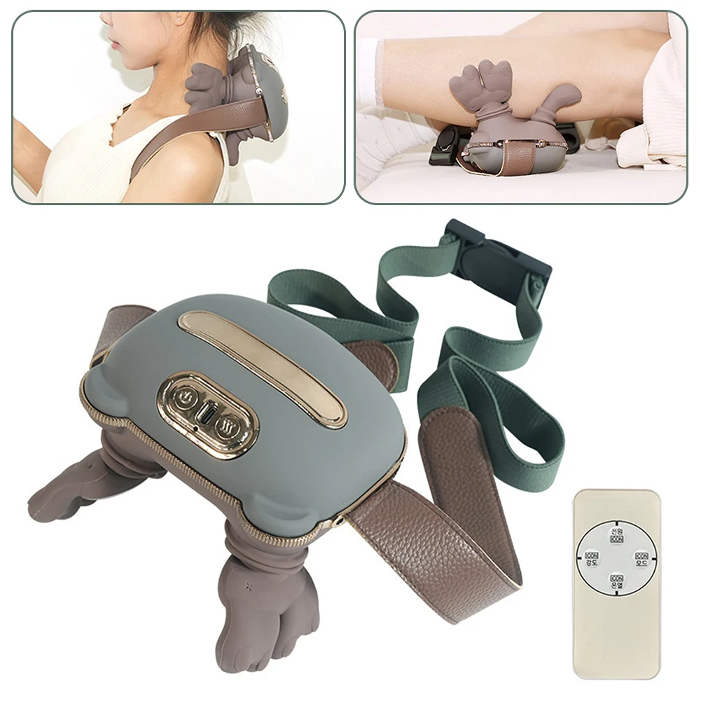 Biomimetic Heating Massage Master Neck Shoulder Massager Relieve Deep Tissue Pain Wireless Portable Electric Finger Pressure