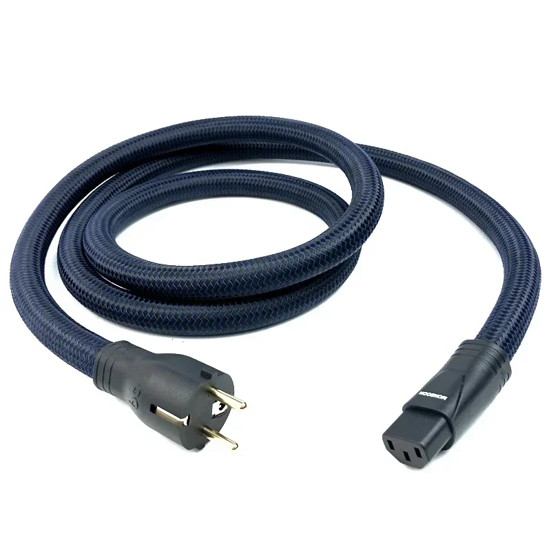 Hi-end Monsoon Power Cord US / EU Plug Perfect-Surface Copper+ (PSC+) Long-Grain Copper (LGC) Conductor HiFi AC Power Cable