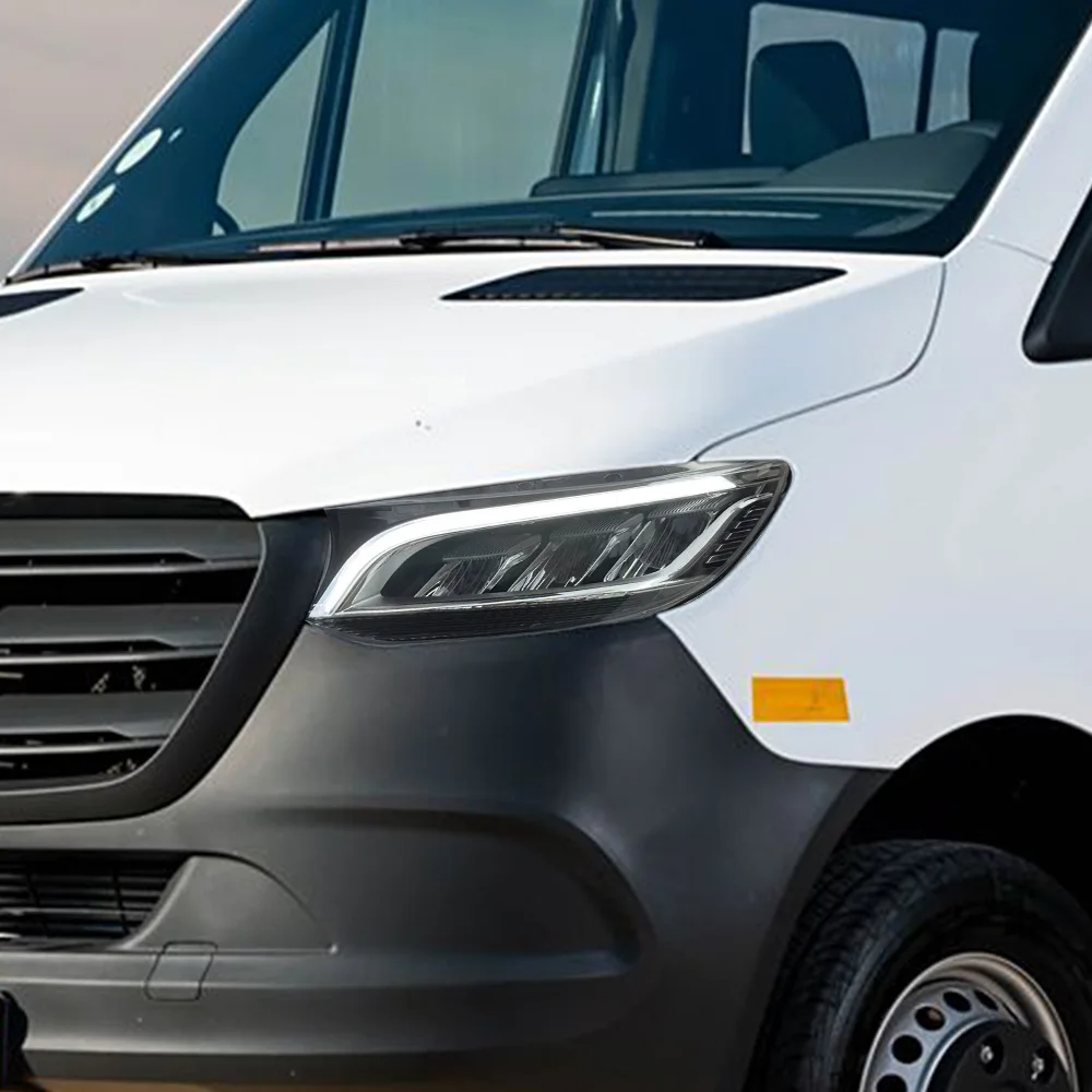 

For 2018-2023 Mercedes Sprinter W907 Headlight Assembly LED Projection Lens Plug and Play Car Tool Accessory