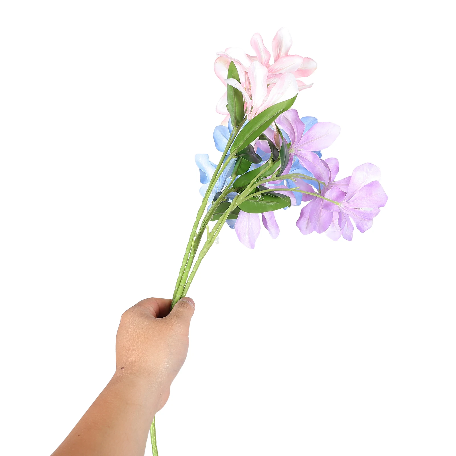 

6 Pcs Artificial Bouquet Roses Flowers Fake for Photography Faux Wedding Bridesmaid