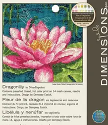 DIM 71-07240 pink water lily Counted Cross Stitch 11CT 14CT 18CT DIY Chinese Cross Stitch Kits Embroidery Needlework Sets