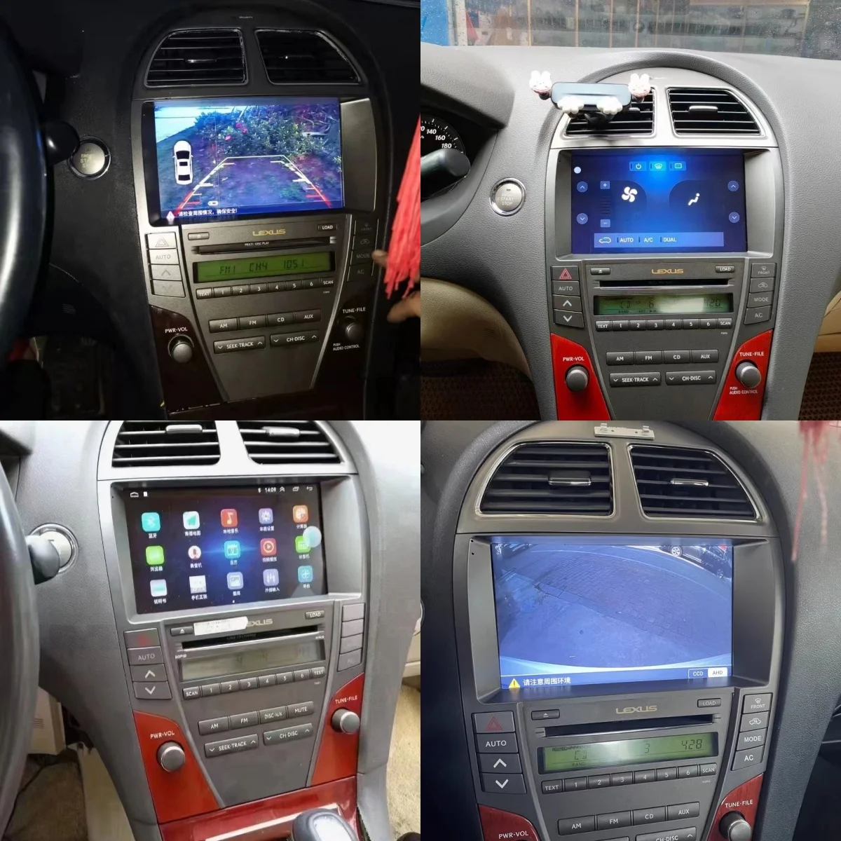 Radio samochodowe Android 13 dla Lexus ES ES240 ES300 ES330 ES350 Samochodowy odtwarzacz multimedialny Dvd Automatyczna nawigacja GPS 4G 2006-2012