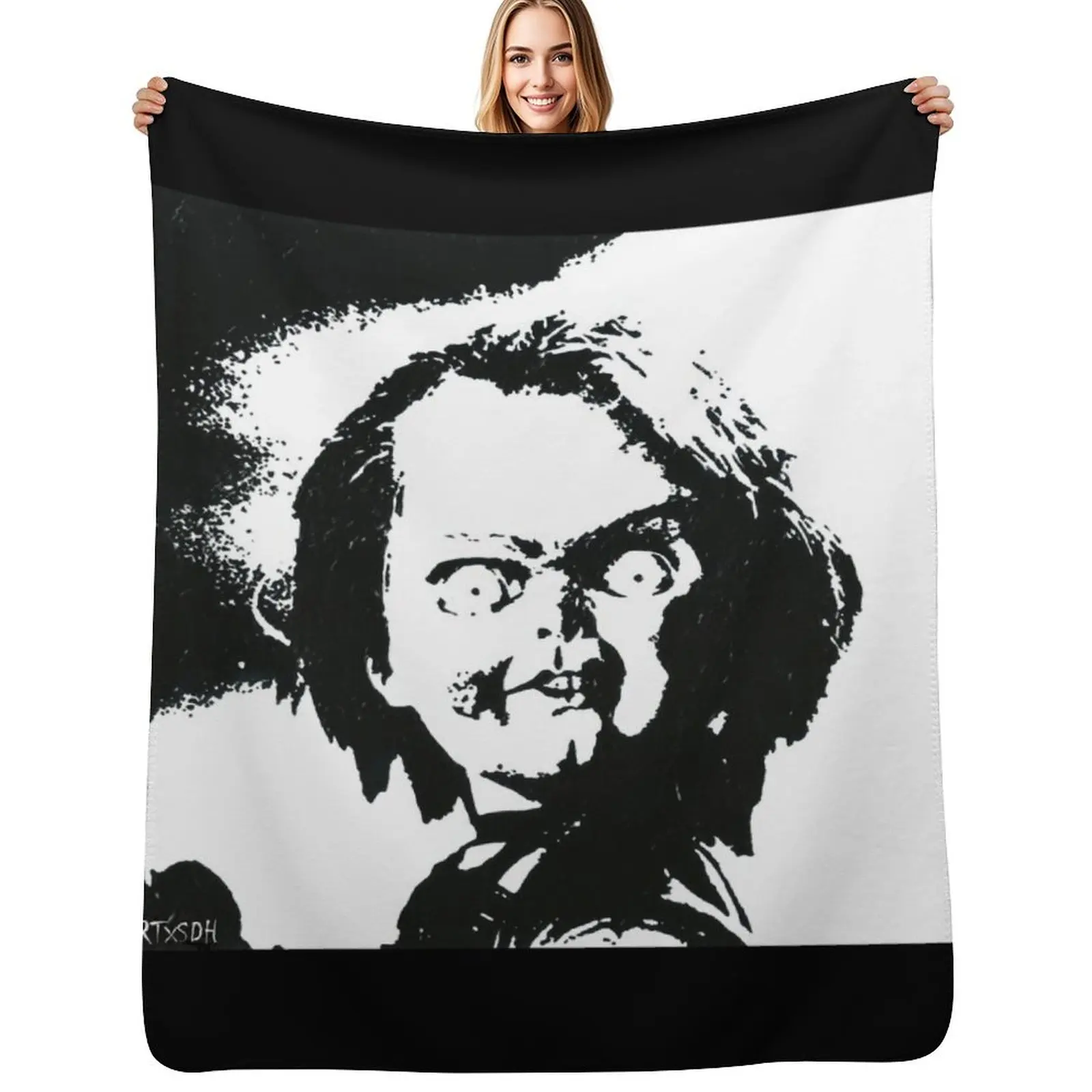 Chucky Throw Blanket Plush Fuzzy Cozy Blanket for Couch Sofa