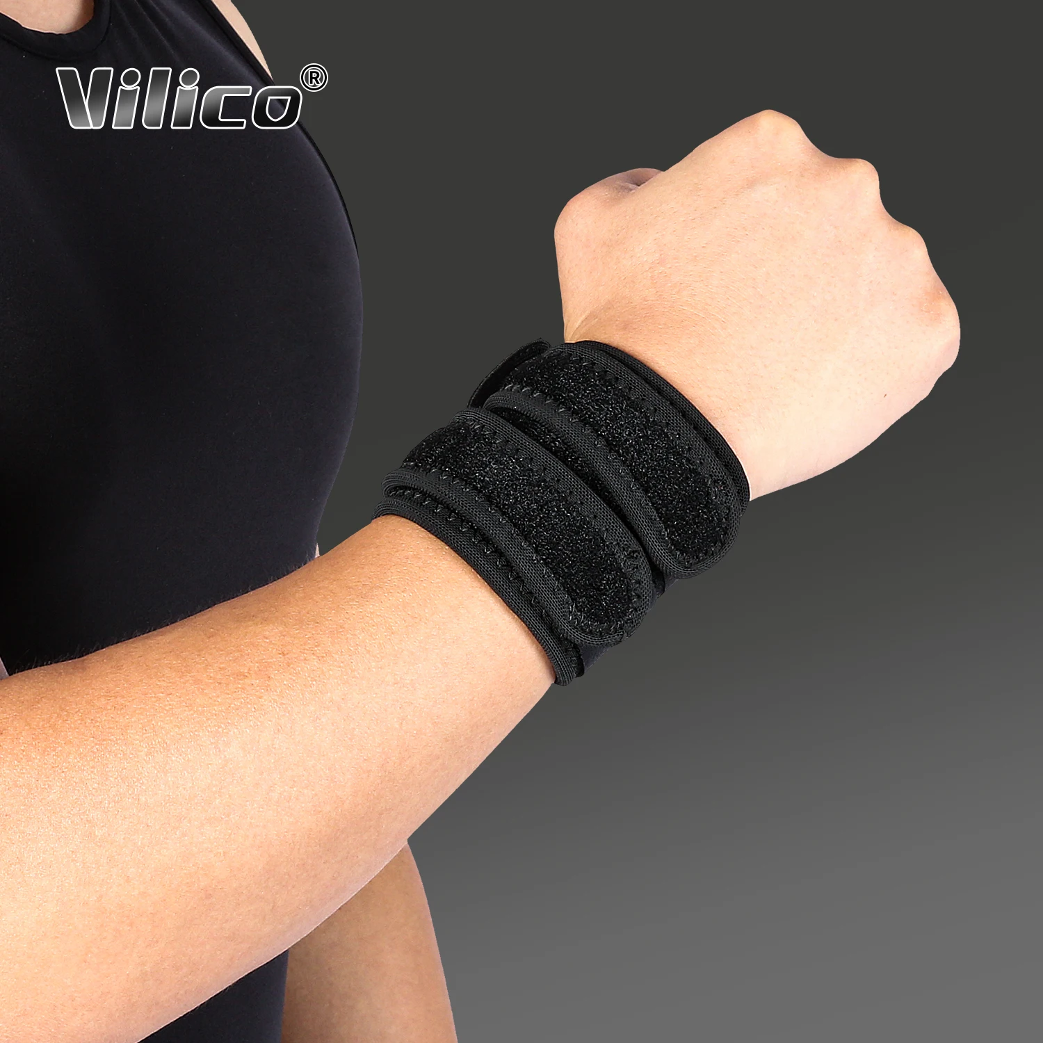 Breathable Adjustable Sport Wristband Wrap Wrist Guard for Men Women  Pressure Outdoor Wrist Brace for Gym Weightlifting