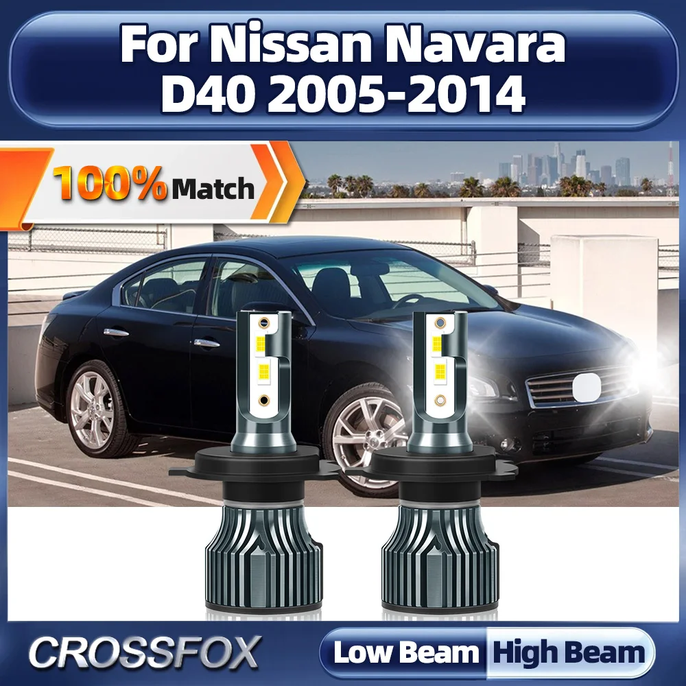 

120W LED Canbus Car Headlight Bulbs 20000LM Plug&Play Turbo Auto Lamps 12V For Nissan Navara D40 2005-2010 2011 2012 2013 2014