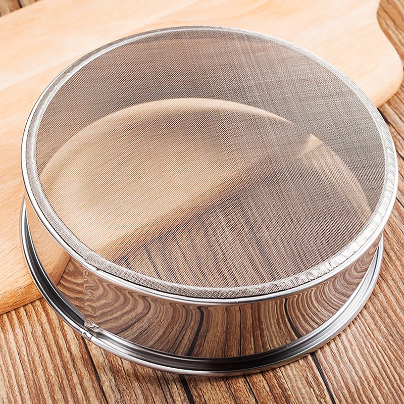 /KQM/Cooking Sieve for flour Tea pasta strainer tamis flours Mesh Rice pastry utensil