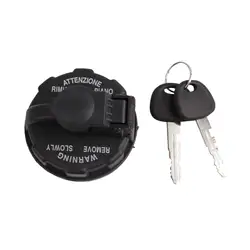 Locking Fuel Tank Cap Universal Replace with 2 Keys Lockable Diesel Trucks Plastic Cars Fuel Tank Cap Locking Fuel Cap Cover