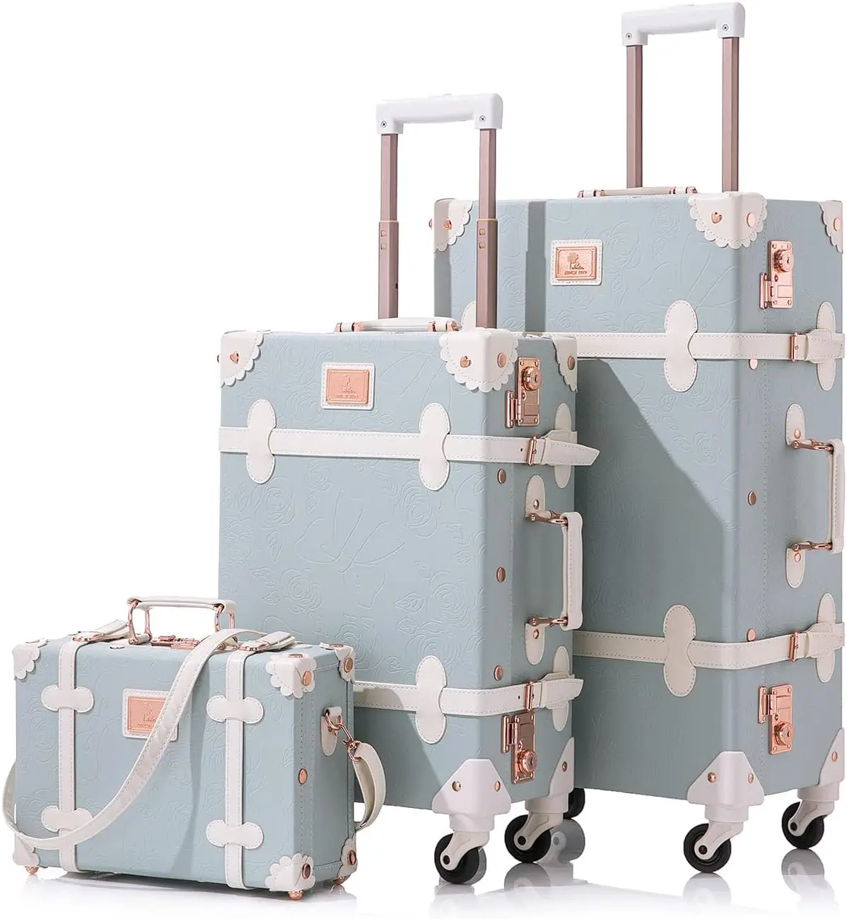 Unitravel 3 Piece Vintage Suitcase Set, 26