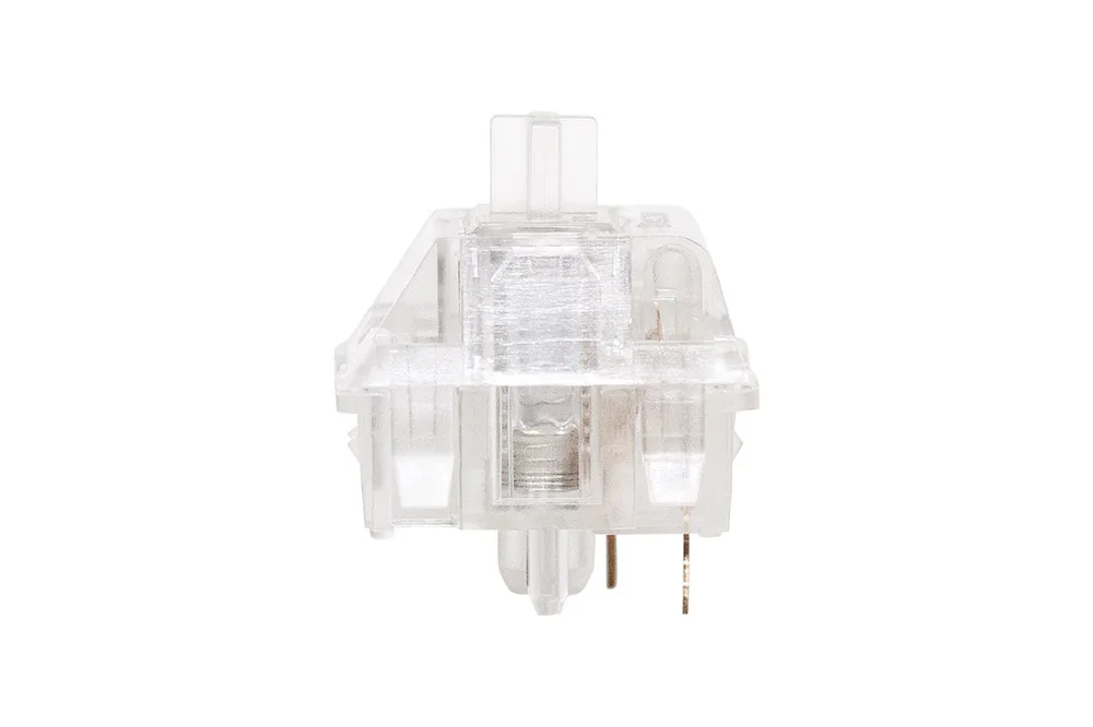BSun Clear Switch Tactile Switch Transparent RGB SMD 5pin 55g for Mechanical Keyboard PC PA12 Factory Pre Lubed Long Spring