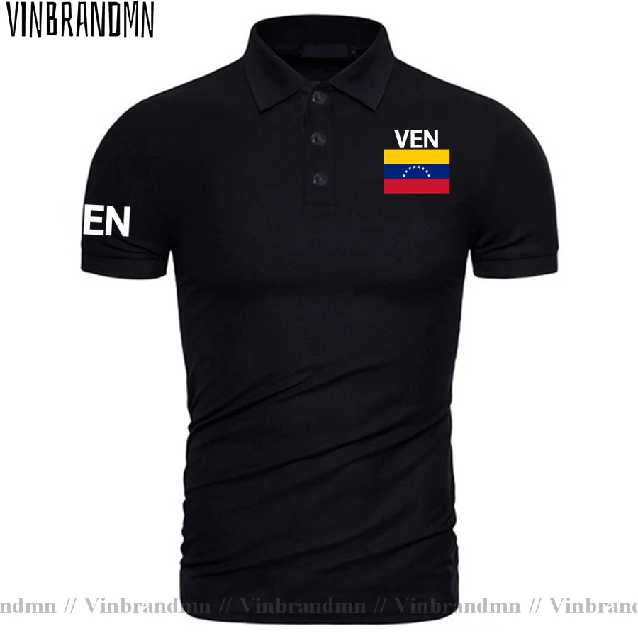 Venezuela Venezuelan Polo Shirts Men New Fashion Brands Printed For Country 100% Cotton Shirt Nation Team Clothing Summer Casual