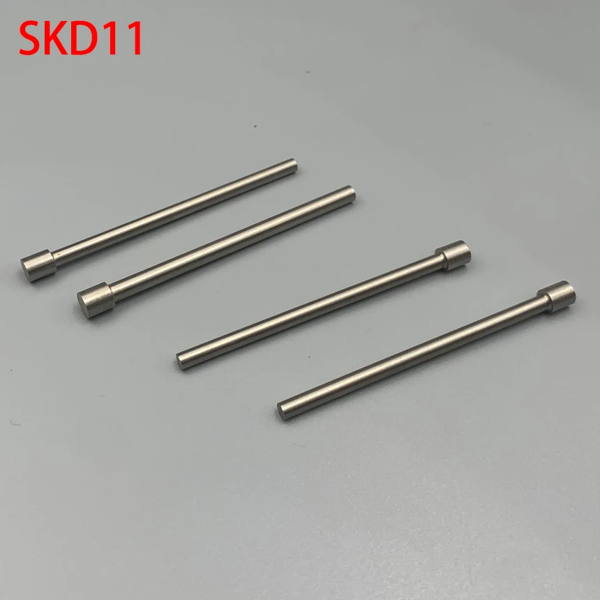 2*100 2x100 2mm OD HRC60 T Shape Type SKD11 Press Die Component Straight Plastic Mold Ejector Punch Pin