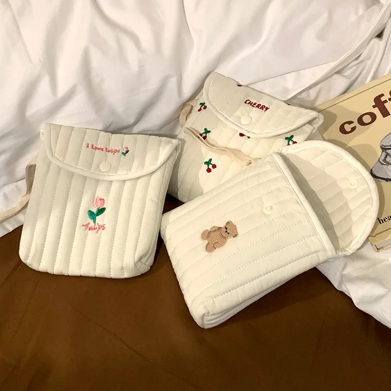 Bolsa de Almacenamiento Portátil para Toallas Sanitarias, Bolsa Mensual para Tampones, Mini Bolsa de Almacenamiento para Estudiantes