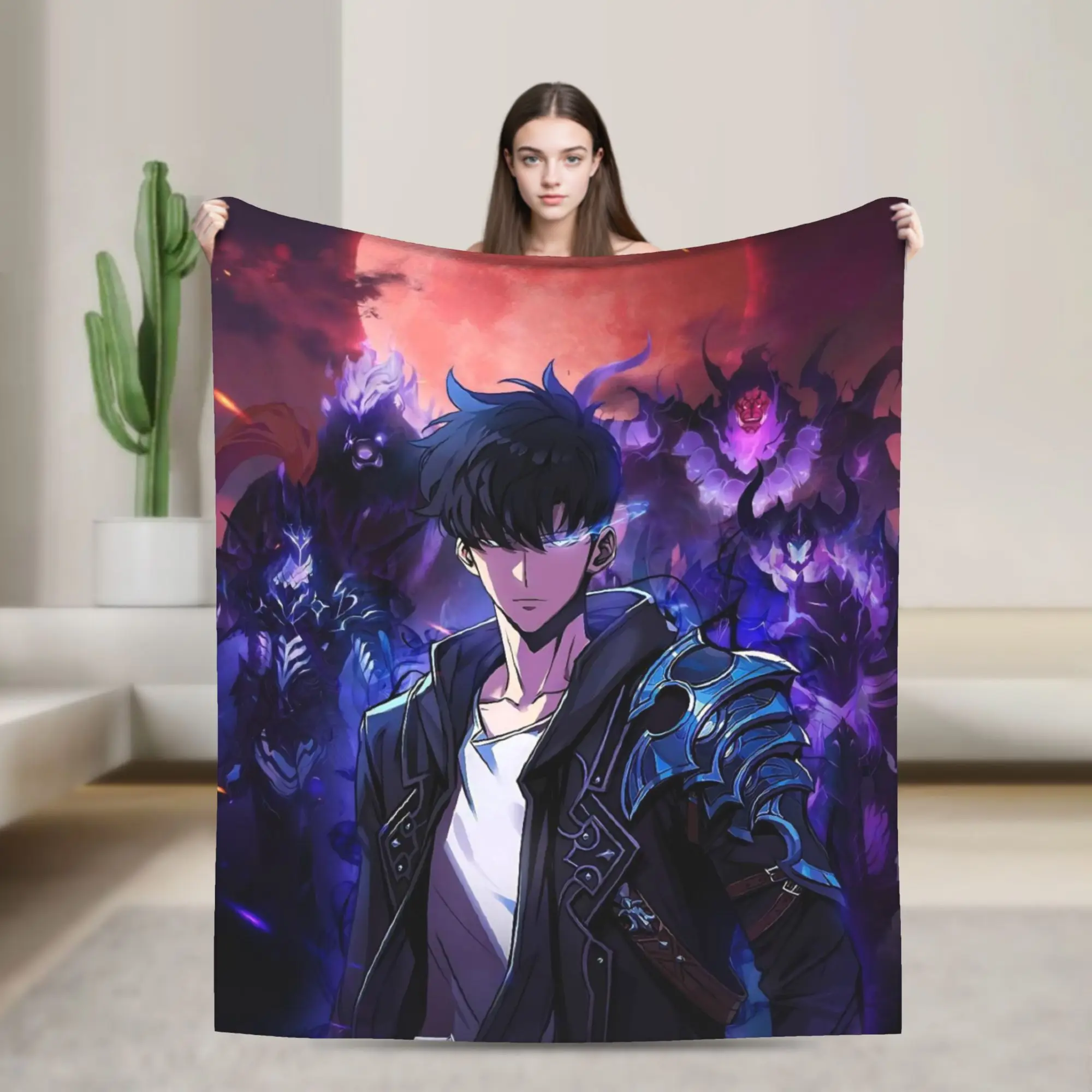 

Solos Levings винтажные плюшевые одеяла в стиле аниме потрясающее одеяло для дома 125*100 см покрывало,