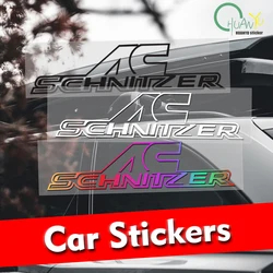 Car Styling Car Vinyl Decal AC Schnitzer Window Car Body PVC Carving Decal Sticker for BMW X1 X3 X5 X6 3series 5 Series 7 Series