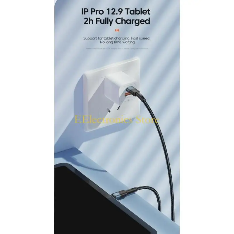 B03C 100W USB C إلى USB Type C Cable USBC PD FASTRAGER CORD CALL USB C Type-C