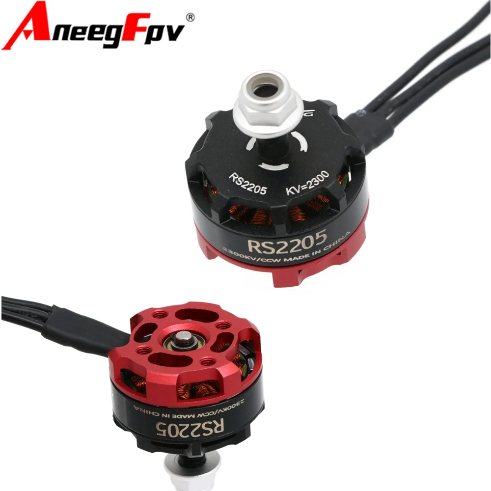

2 пары бесщеточных двигателей RS2205 2205 2300KV CW CCW для FPV RC QAV250 X210 Racing Drone Multicopter