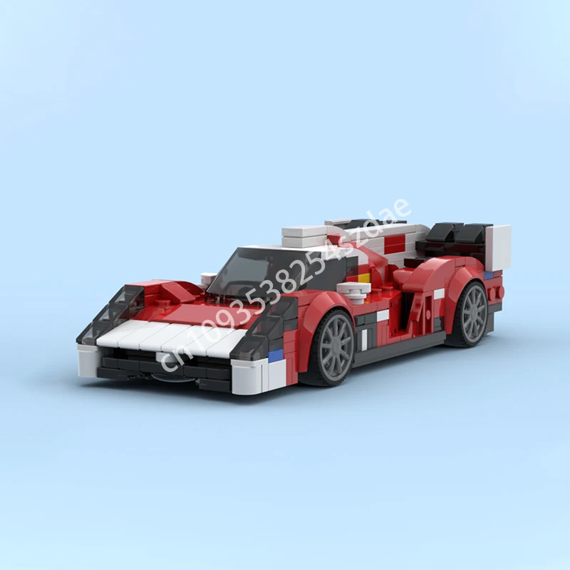 

399pcs MOC 2021 Scuderia Cameron Glickenhaus 007 LMH 708 City Champions Super Car Building Blocks STEM Education Constructing