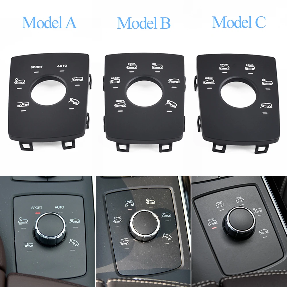 Multimedia Console Suspension Control Block Sport Mode Switch Button Panel Cover For Mercedes BENZ ML GL GLS GLE W166 W292 X166