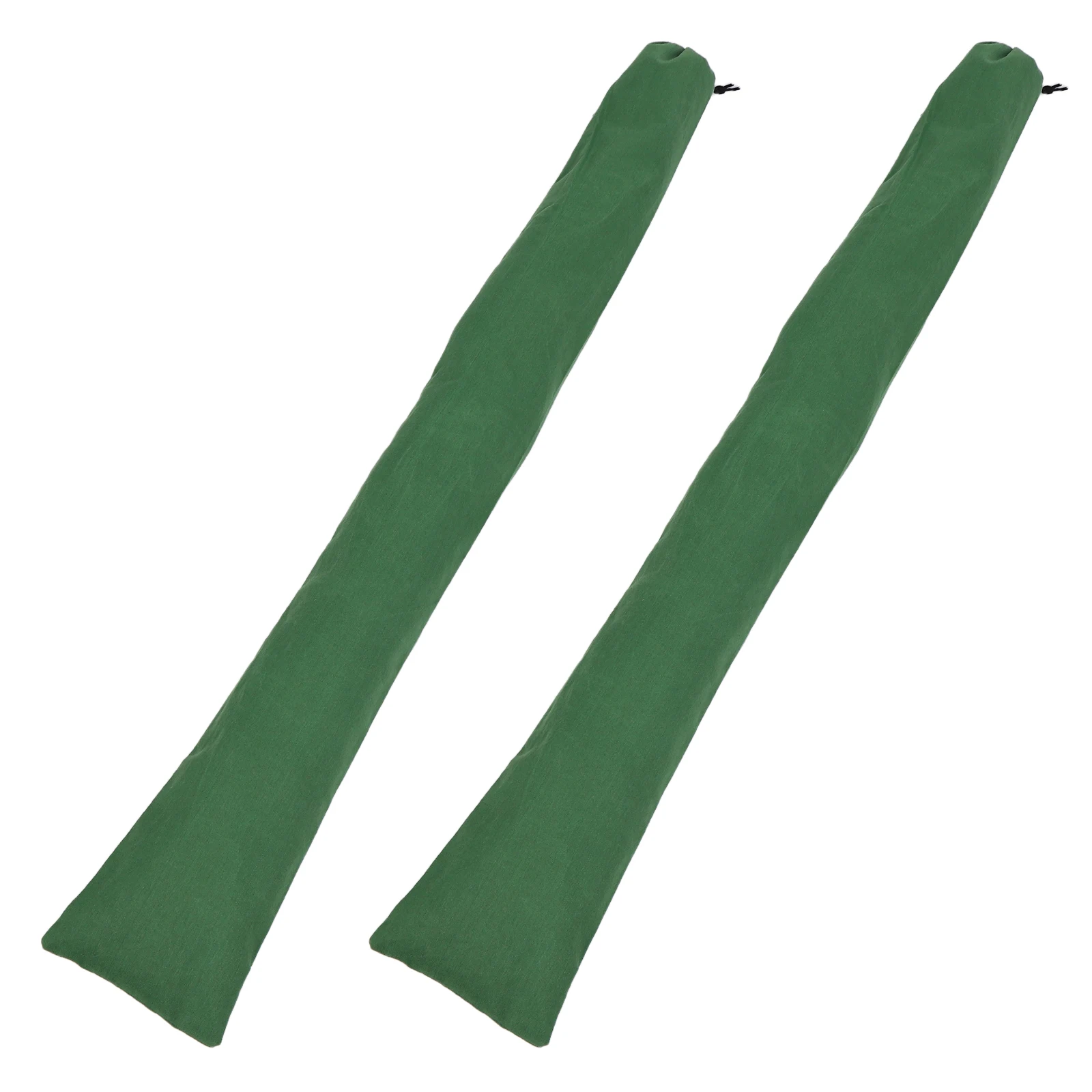 2pcs 5Ft Long Flood Barriers Canvas Sand Tube Bags Reusable Waterproof For Door Window Floor Flood Control Durable Rain
