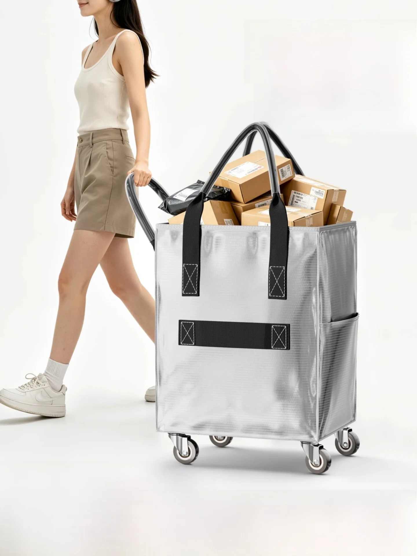 foldable-portable-shopping-cart-vegetable-buying-bag-carrier-household-essential-plastic-material-quiet-rubber-wheels-for-cam