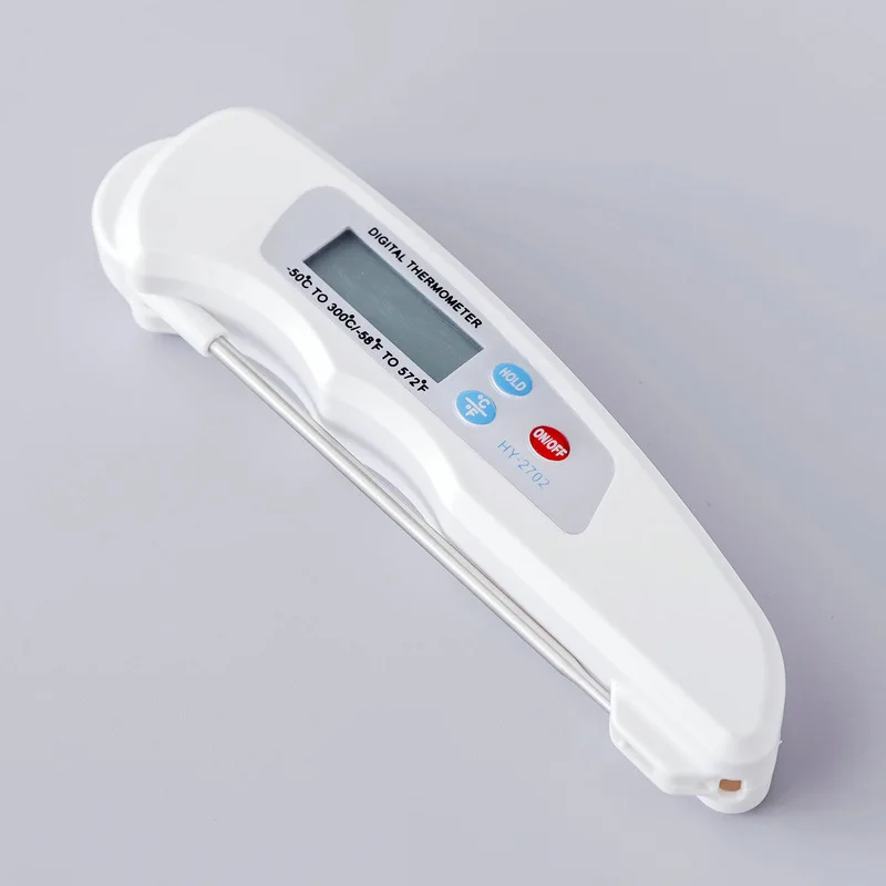 Kitchen Food Thermometer Foldable Probe BBQ Grill Oven Temperature Measurement Tool, Suitable for Meat Water Milk Cooking