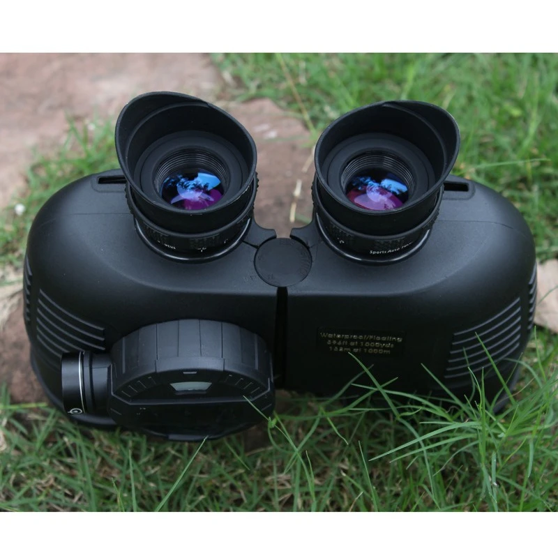 Telescope high magnification high-definition 22-7x50 low light night vision navigation ranging compass waterproof glasses