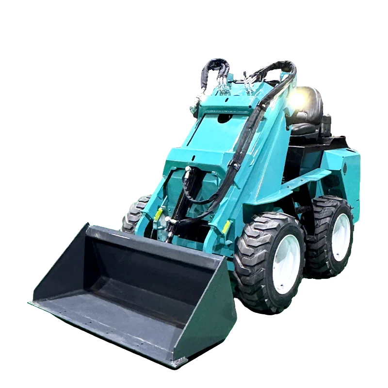 Mini Wheel Skid Steer Loader Diesel Engine CE EPA Certified Hydraulic Multifunctional Loader Fast Delivery Skid Steer Loader