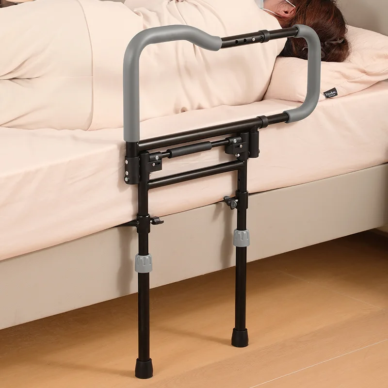 Bedside armrests for the elderly get up aids home get up rails elderly bed fall prevention bed guardrail