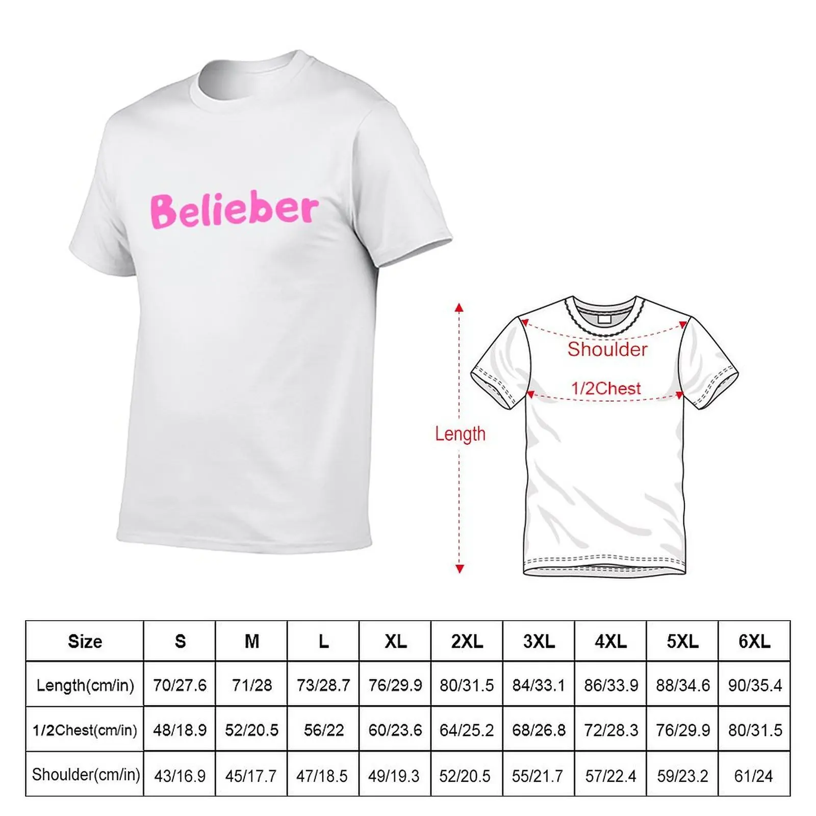 Belieber T-Shirt man t shirts for men casual cotton t shirt pack T-Shirt