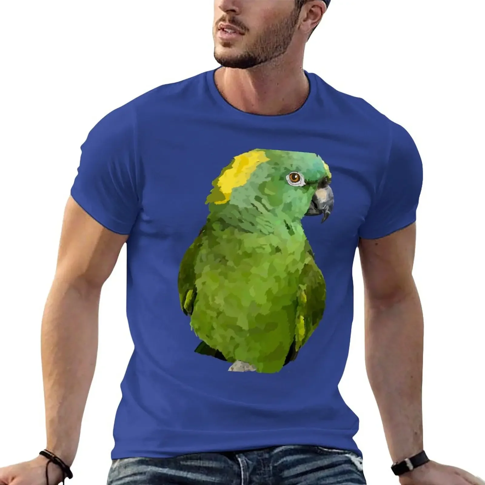 Yellow-Naped Amazon T-Shirt plus size tops customs tees t shirt for men