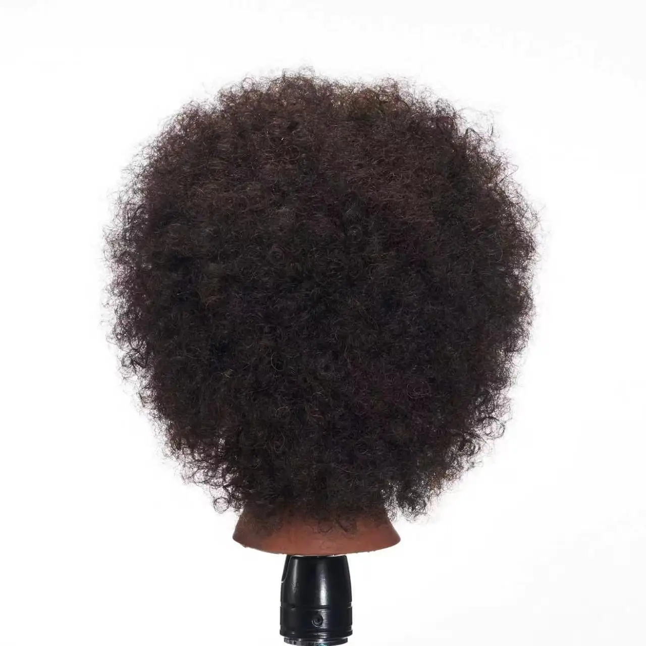 6 Inches 100% Real Hair Mannequin Head Training Head Manikin Cosmetology Doll raining Head Manikin Practice Head Hair Styling Braiding with Clamp Holder